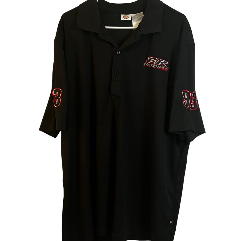 Bk Racing Burger King Front Row Motorsports Mens Team Issued Shirt Size 2xl